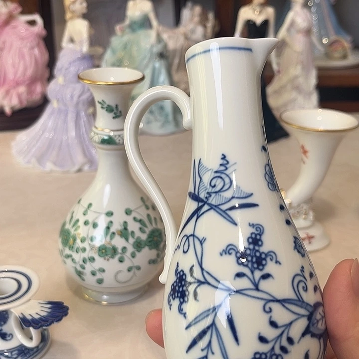 杯欧洲中古瓷器摆件