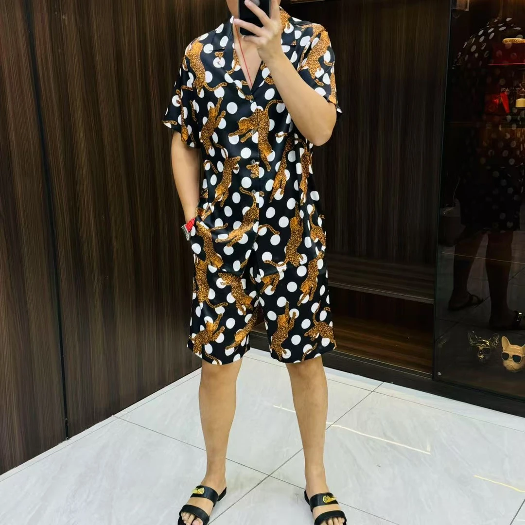 【6960-22】可外穿舒适时尚套装男士时尚休闲轻薄透气