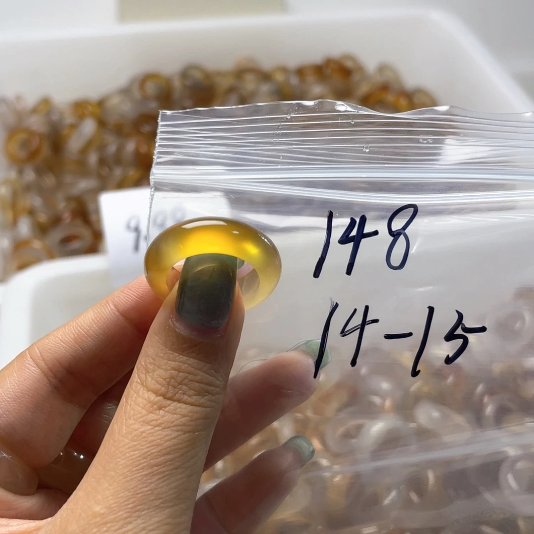 玛瑙/玉髓戒指合金148