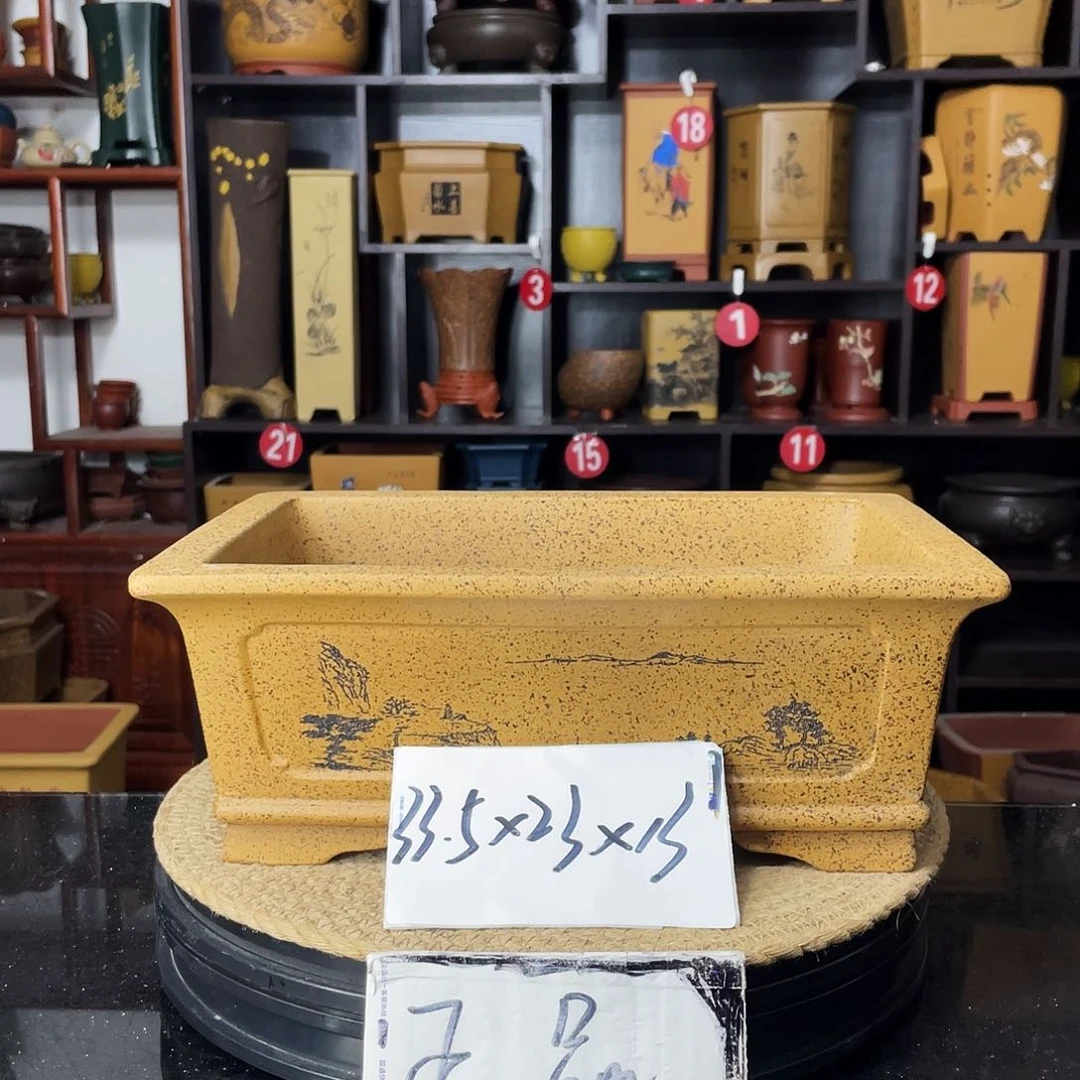 紫砂D-婉秋紫砂花盆