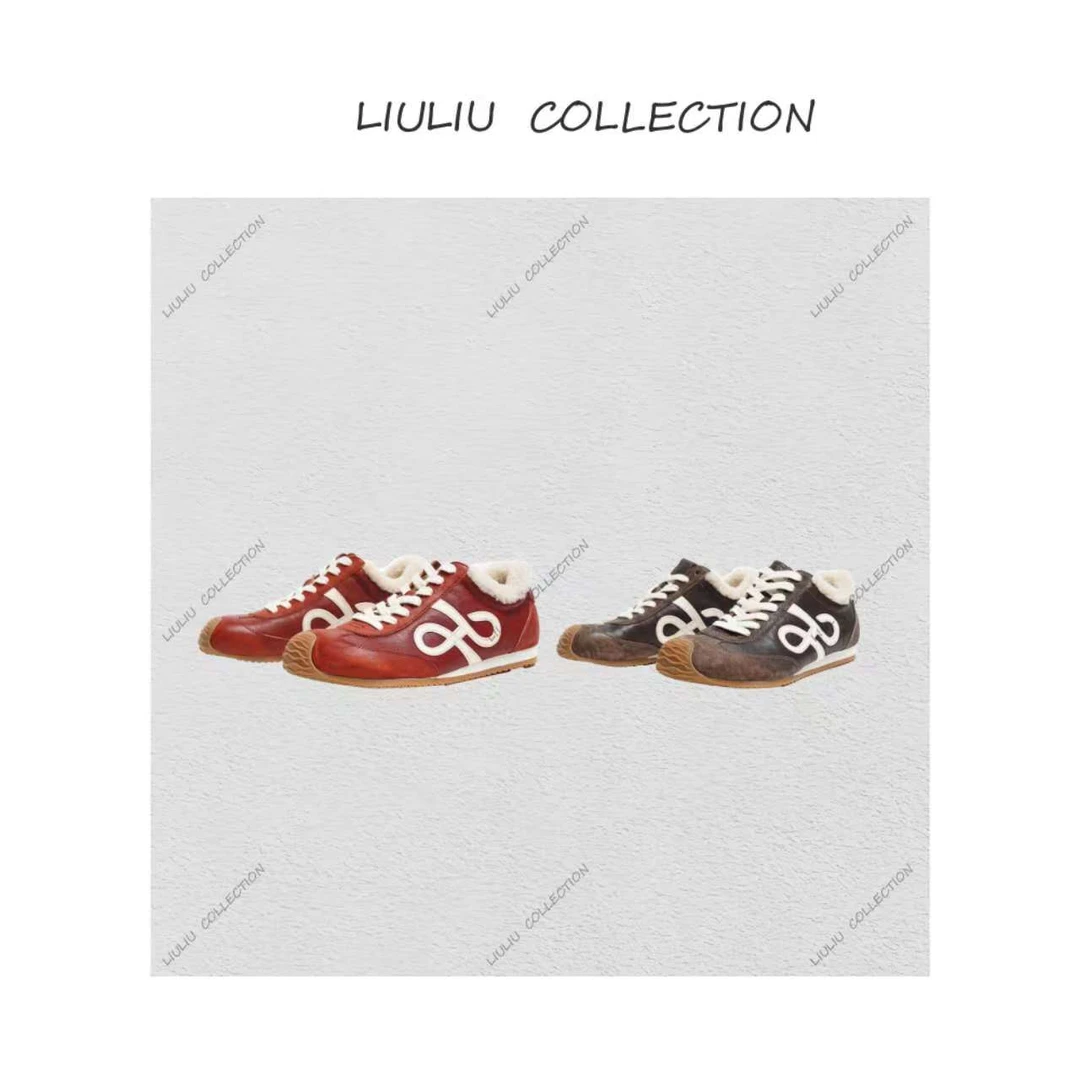 水洗马皮  加绒德训鞋歪头鞋复古刺绣百搭单鞋女