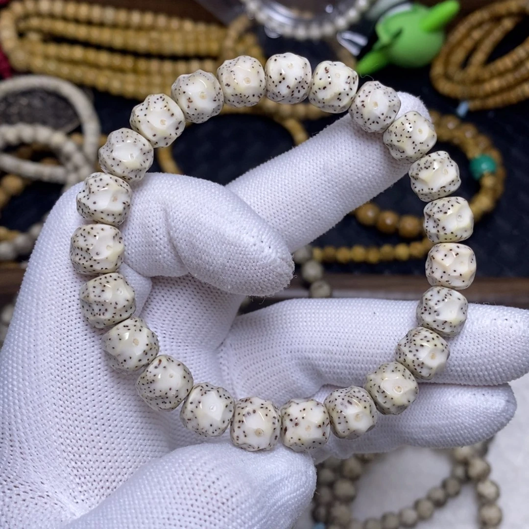 星月菩提吊坠月留白无相单圈10*9