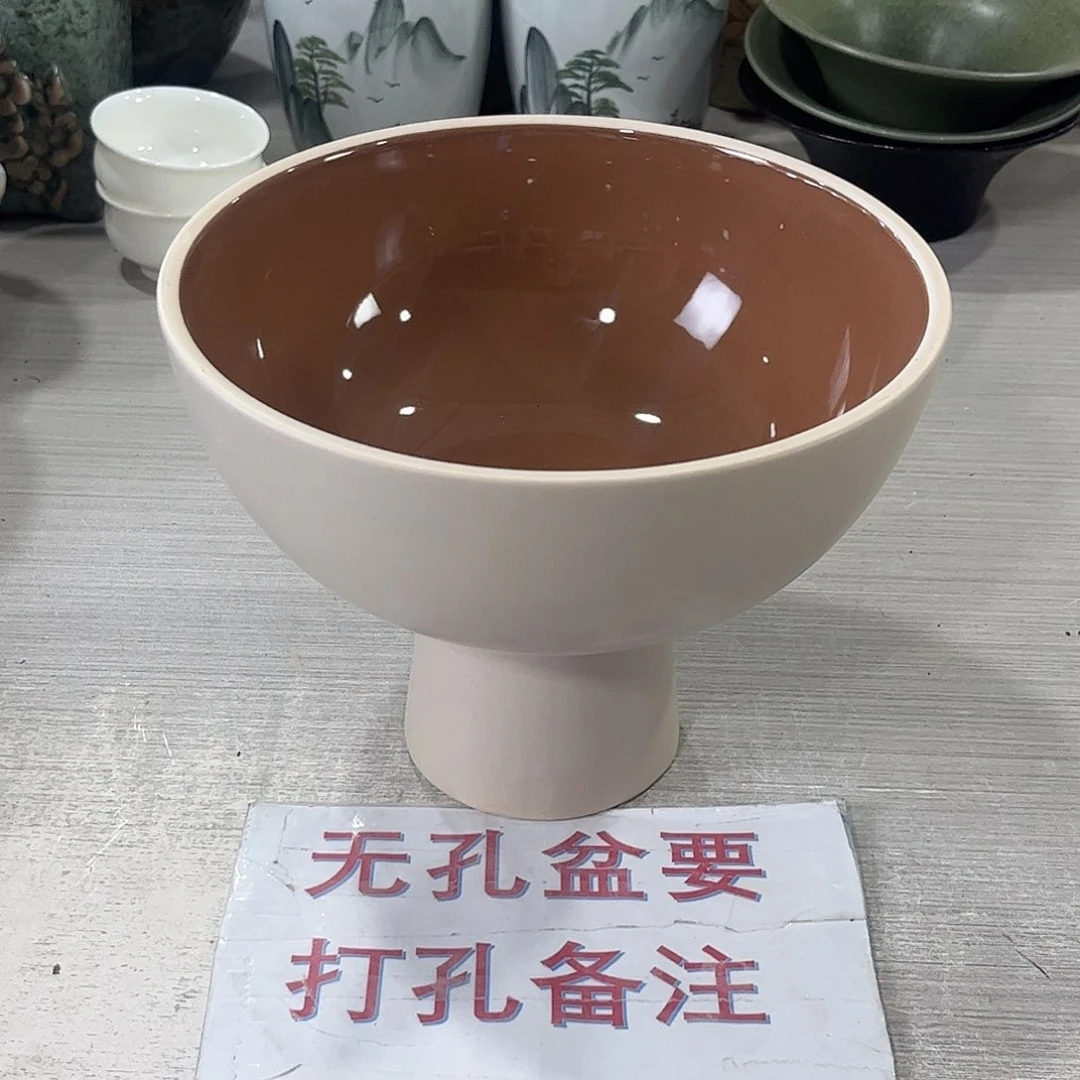 口径  20*16厘米陶瓷绿植多肉微瑕花盆