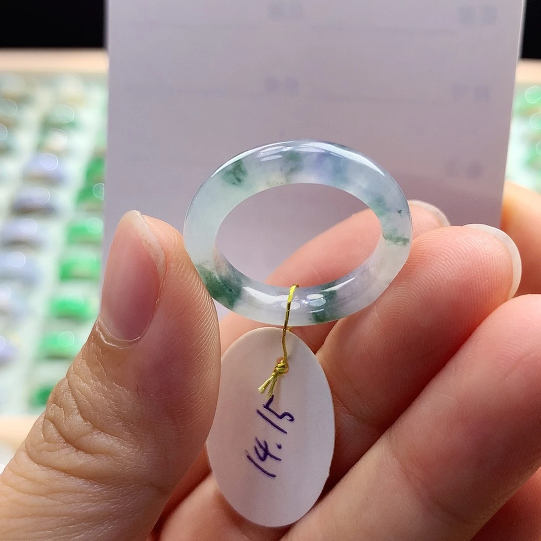 翡翠戒指未镶嵌1415圈