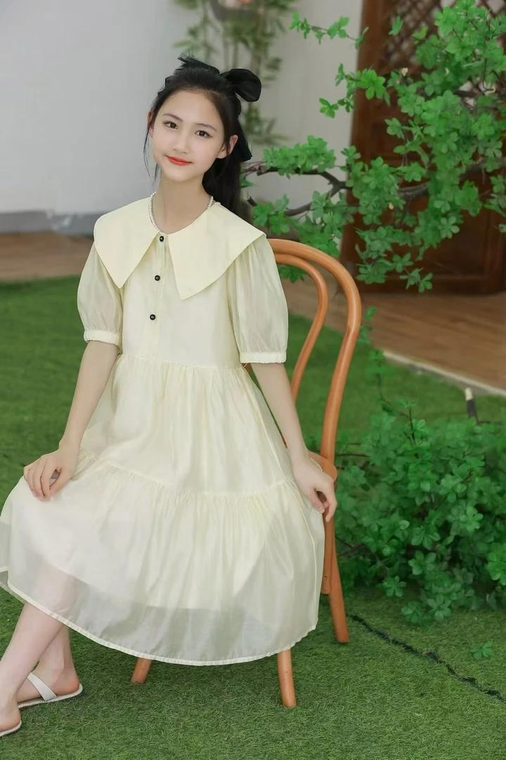 一粒MZ-女童夏季时尚百搭连衣裙(按照后面建议身高拍）