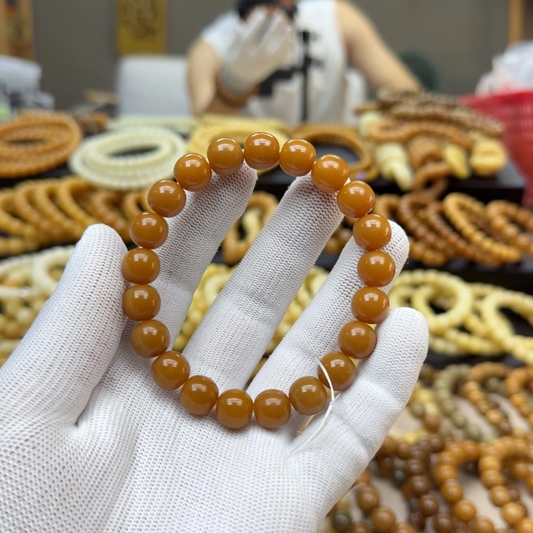 菩提根/象牙果手串11珑珠 11年 精工