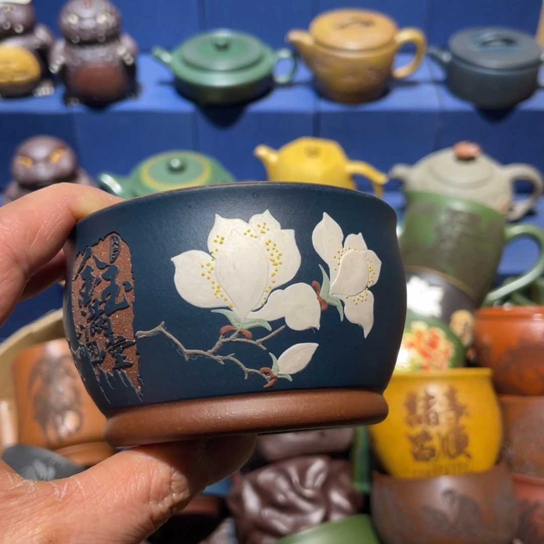 原矿紫砂手工主人杯