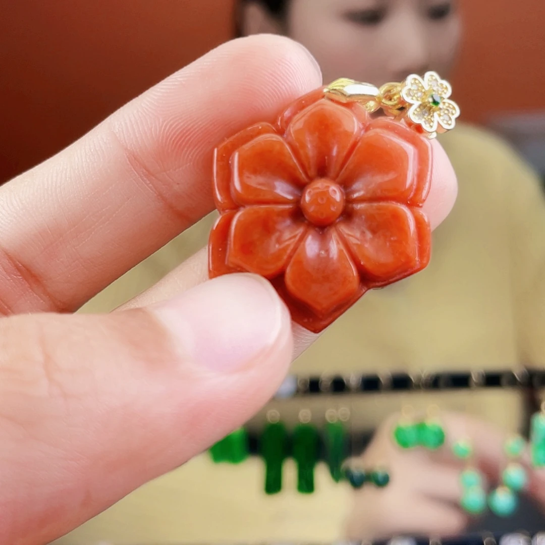 翡翠未镶嵌耳饰饰品