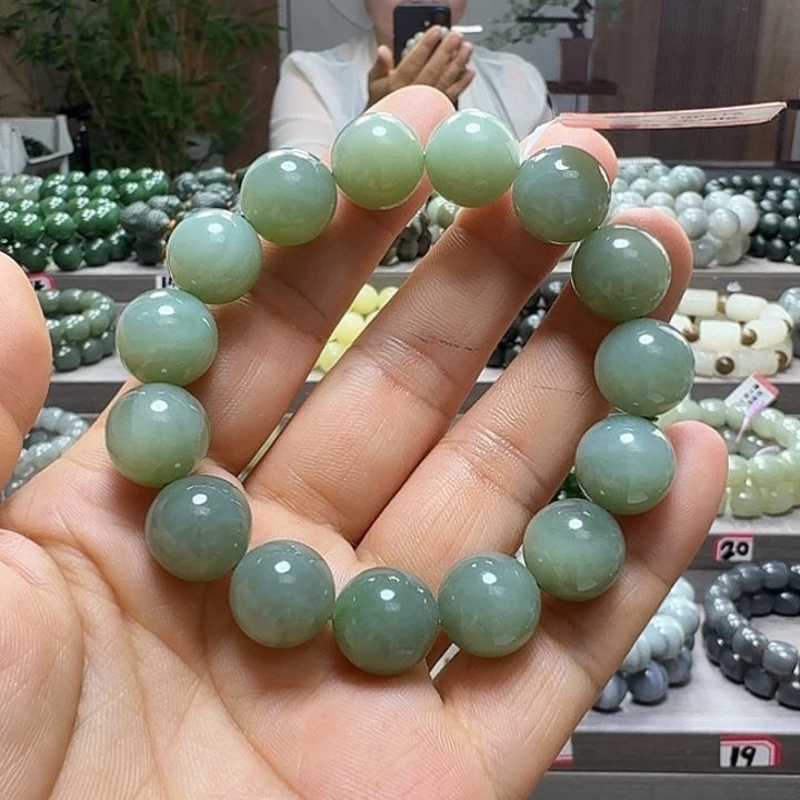 手链未镶嵌和田玉（碧玉）卡13