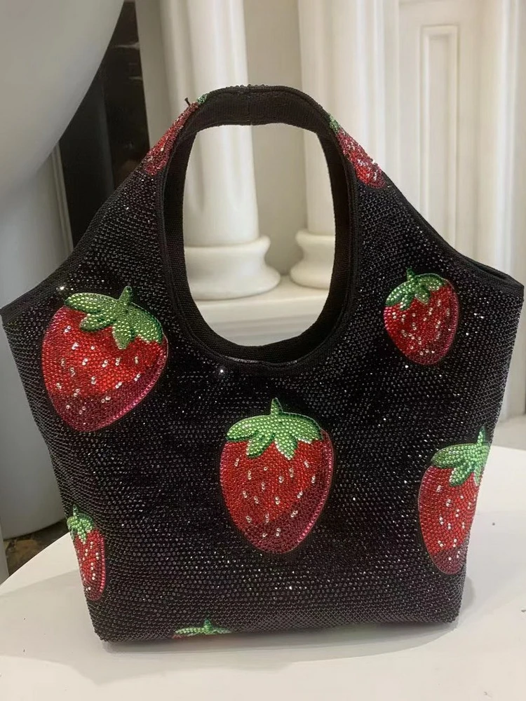 【0914手机包黑色K猫】小包女迷你可爱针织包手提便携ins卡通布包