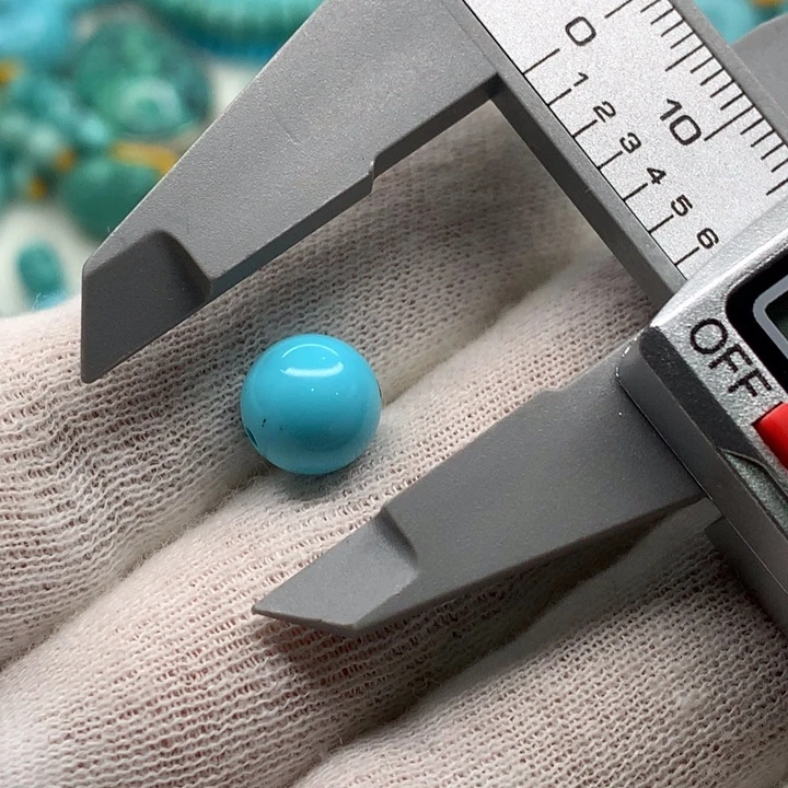 绿松石未镶嵌圆珠