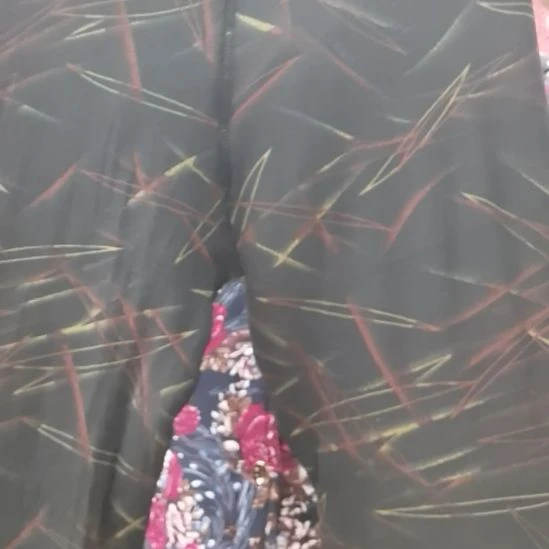 背心4x黑色条彩棉裤