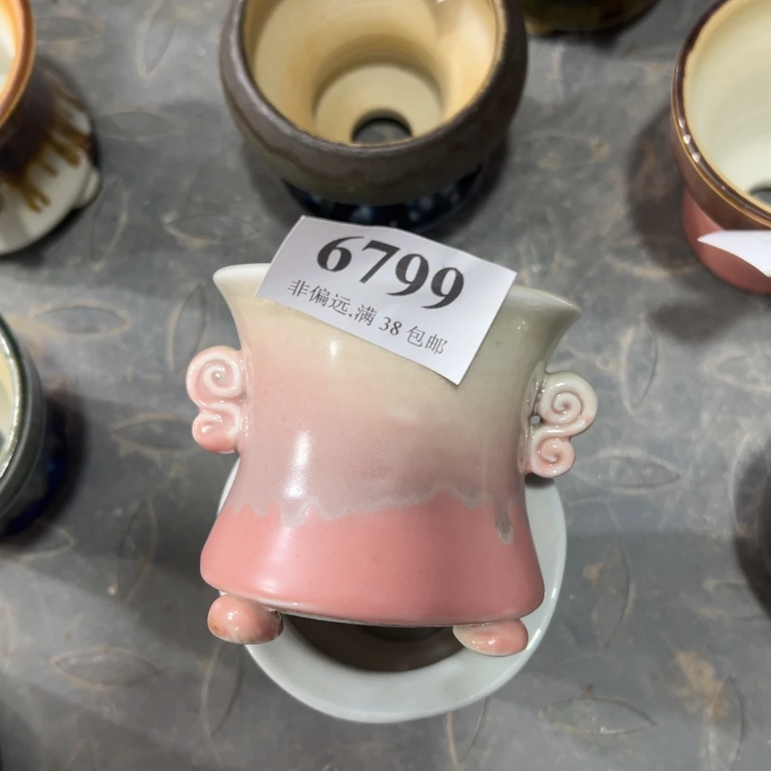 口6 手工花盆满30包邮