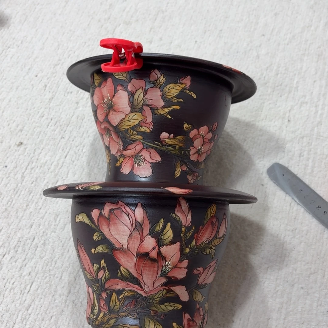 光***哥紫砂花盆陶瓷多肉花盆微瑕