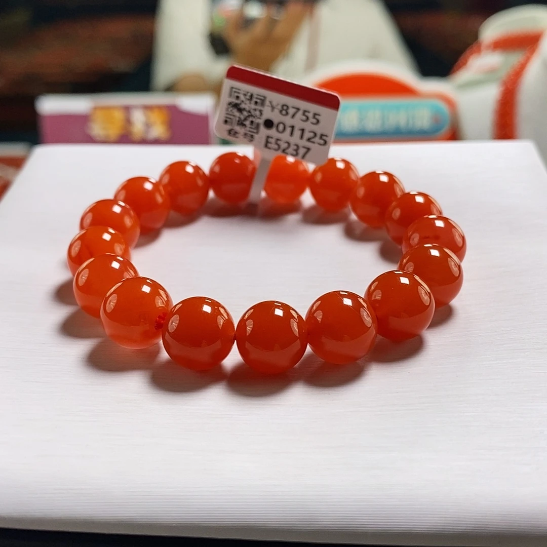 未镶嵌滴水洞  11mm   多样性发一南红玛瑙