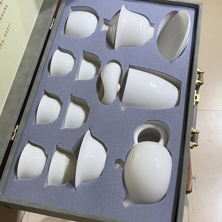 陶德化白瓷礼盒套装
