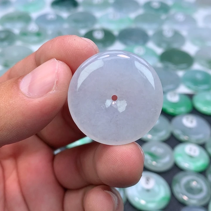 颈饰未镶嵌翡翠缅甸天然A货翡翠30.5-5.7