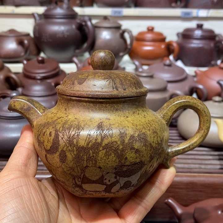 茶壶紫砂微瑕处理一把