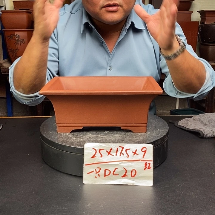 紫砂花盆货号一只DC20