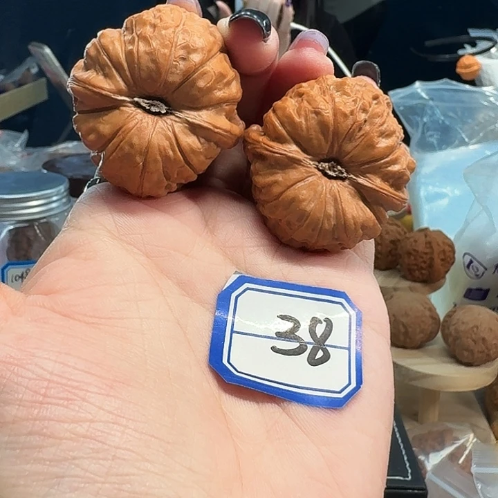 桃核吊坠凹底小南瓜37尺