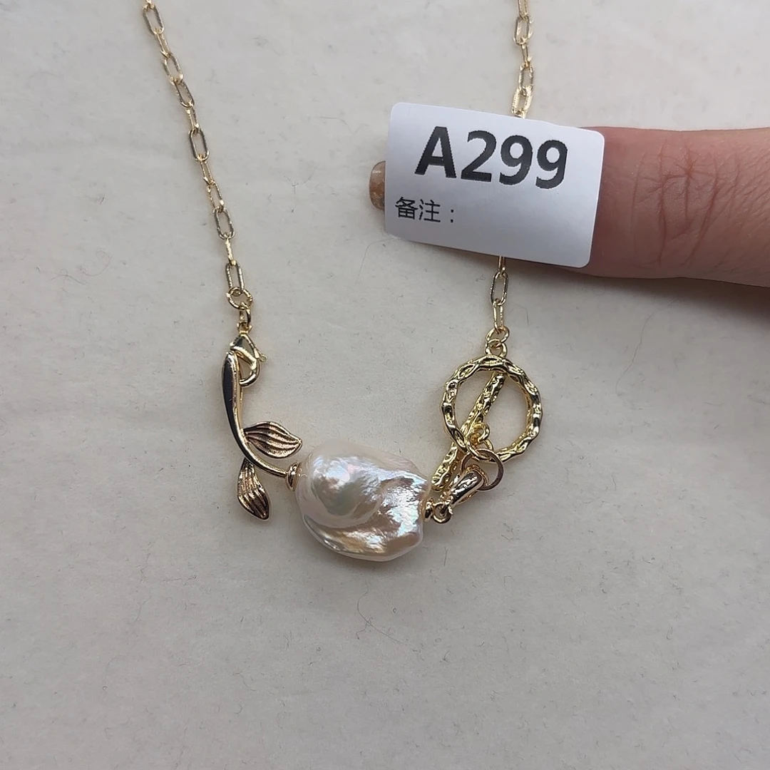 淡水珍珠项链合金