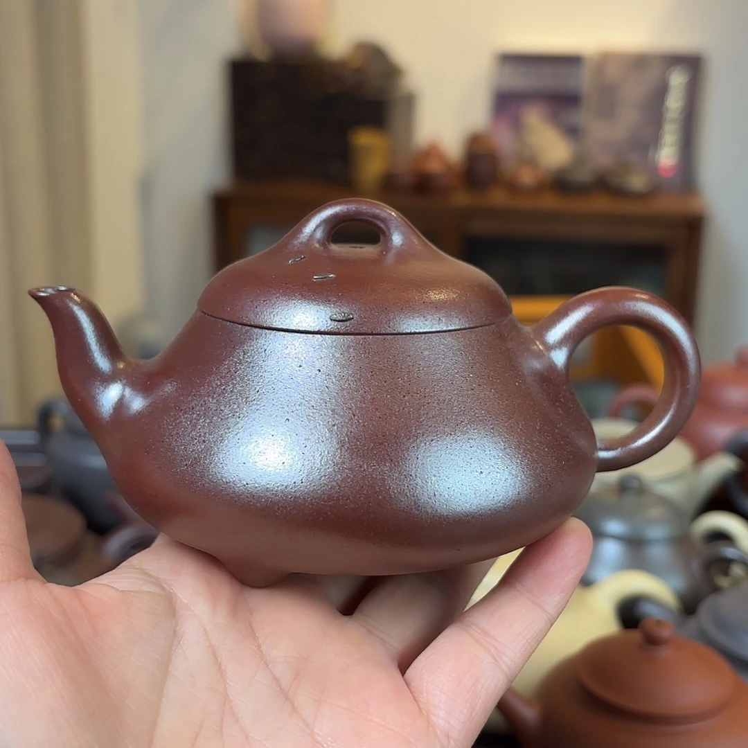 龙***属茶壶紫砂黄龙山红皮龙柴烧瑕福利