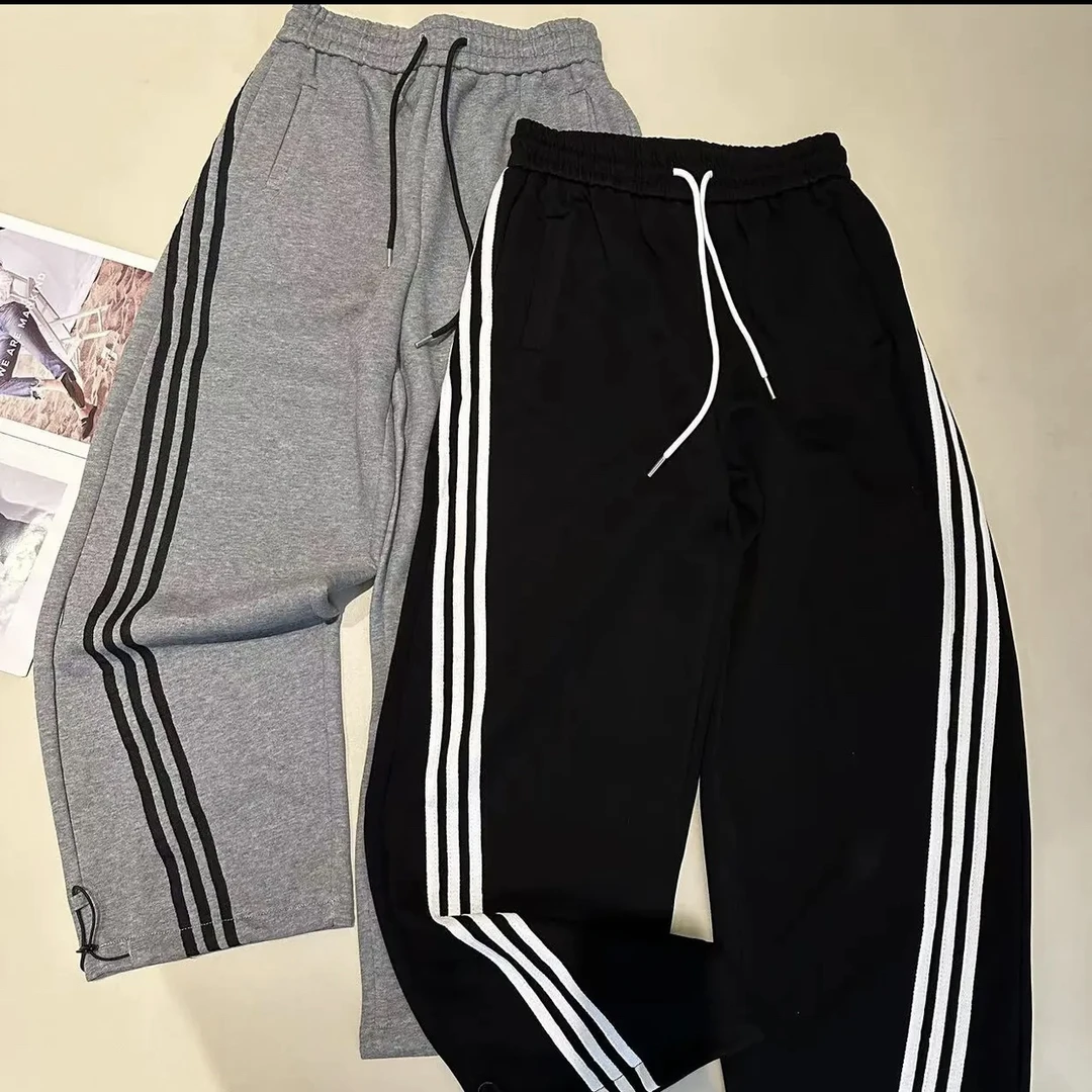 《董小姐》春款纯色长裤新款时尚休闲洋气百搭裤女