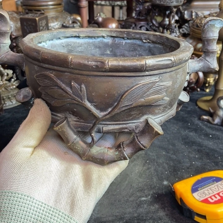 铜器工艺品摆件香炉摆件