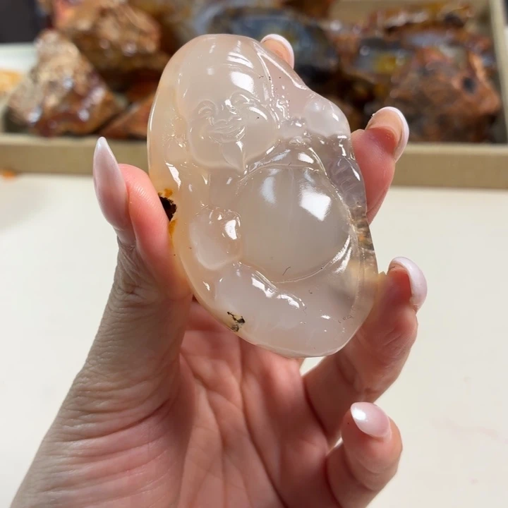 玛瑙/玉髓未镶嵌吊坠(不含链)