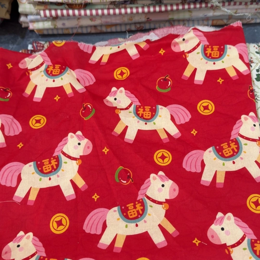 棉纯棉平布0.5米价X1.1米宽块福利