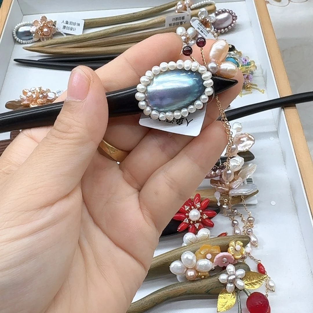 未镶嵌淡水珍珠发饰
