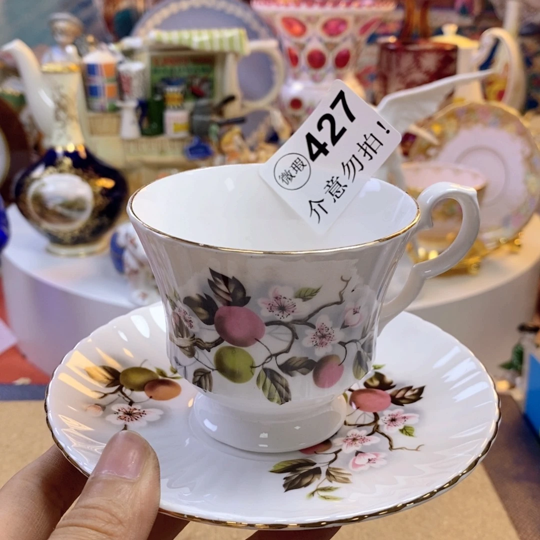 骨瓷芬顿瓷器欧瓷咖啡杯水晶杯