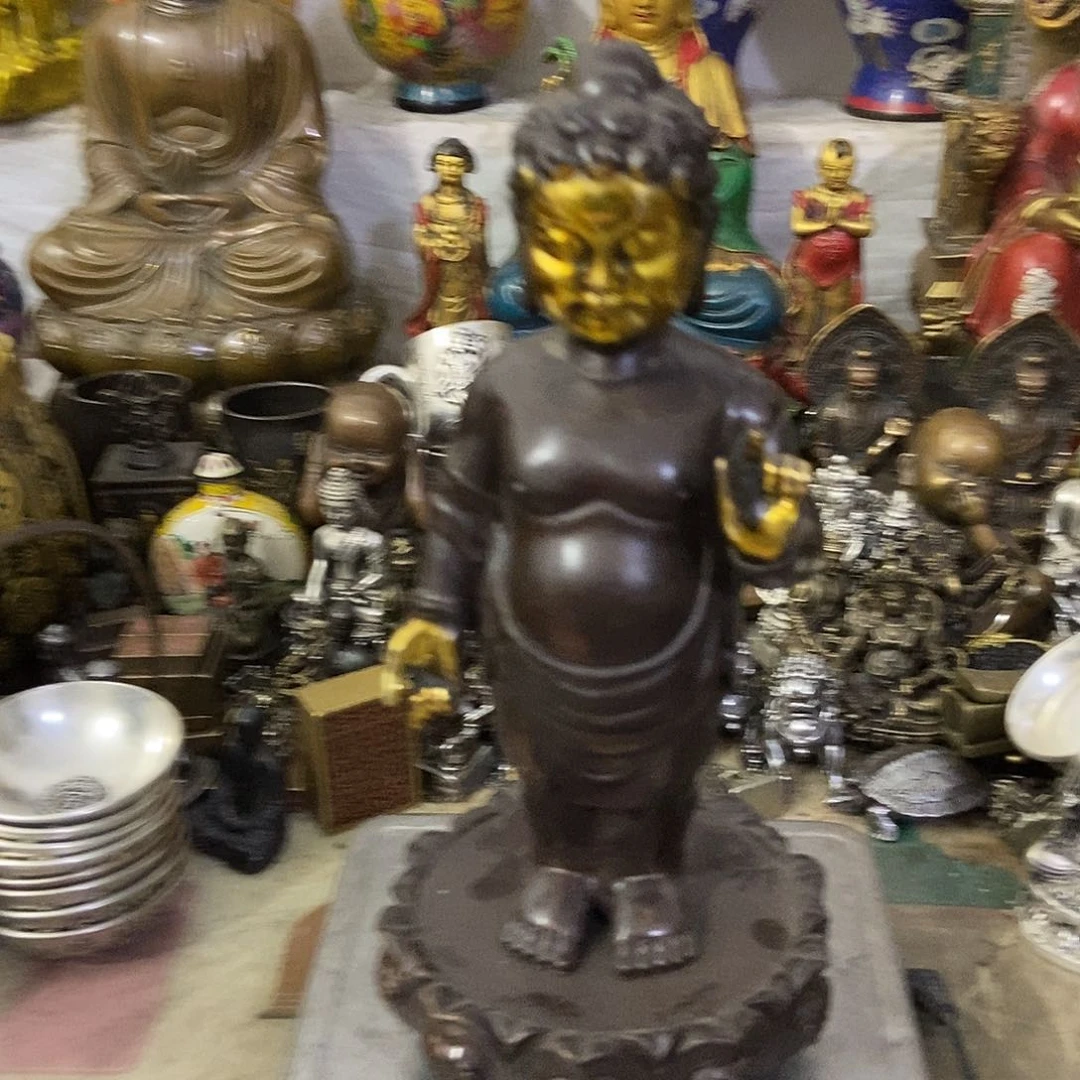 老杨风铜摆件，老杨黄铜摆