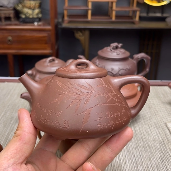 茶壶紫泥容量260左右