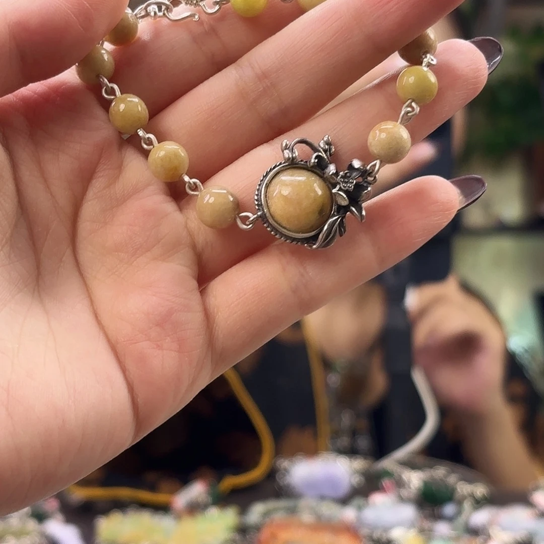 翡翠未镶嵌手链蛋面手链