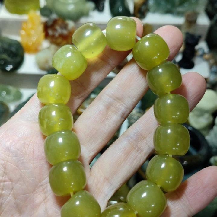 未镶嵌岫玉手串手串