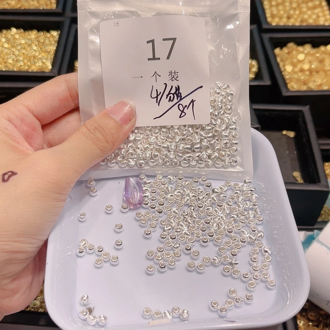 水晶珠宝半成品银S925镶嵌17