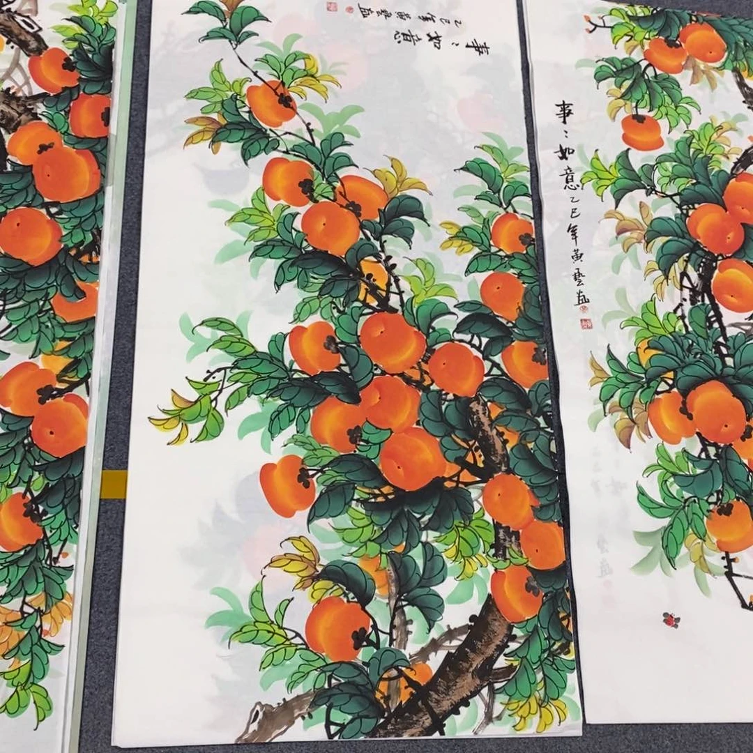 国画尺寸140✖️70精品四尺手绘画