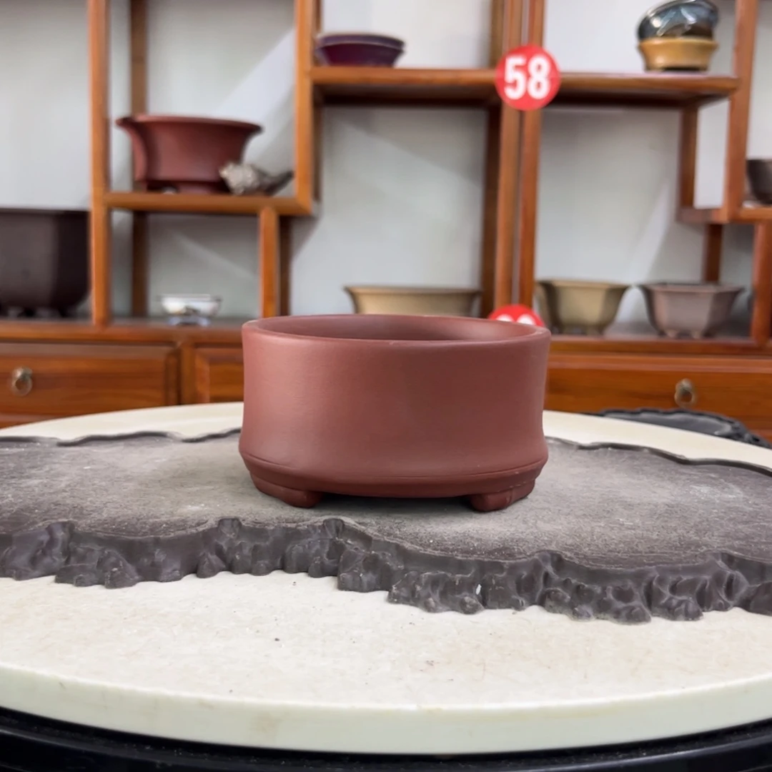 紫砂花盆瑕疵6-11。。。