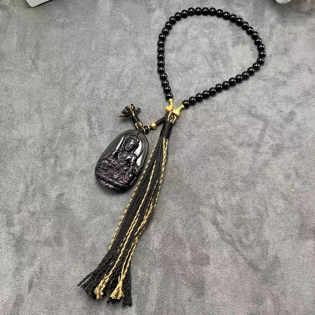 扶摇臻选|彩曜石文殊挂饰