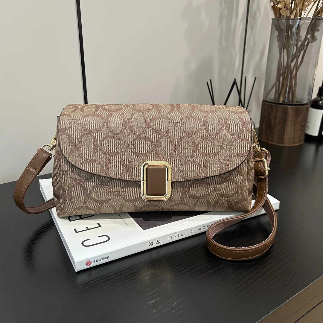 秋季新款2025 单肩腋下包 轻奢时尚百搭 复古斜挎包包女百搭