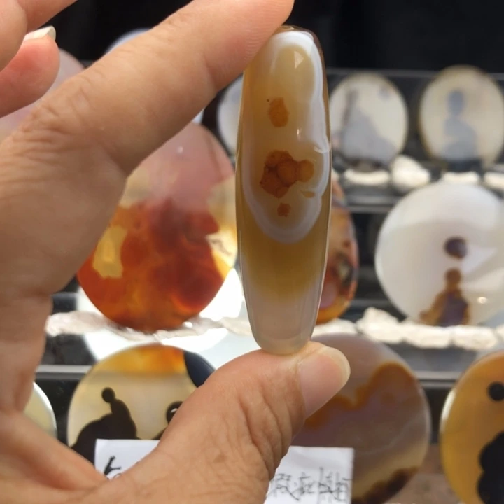 合金玛瑙/玉髓珠宝奇石097有瑕