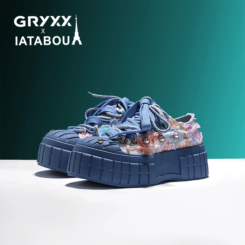 L【欧若风】SEO欧若风 IATABOU联名GX高端潮牌软底透气女鞋TA546003