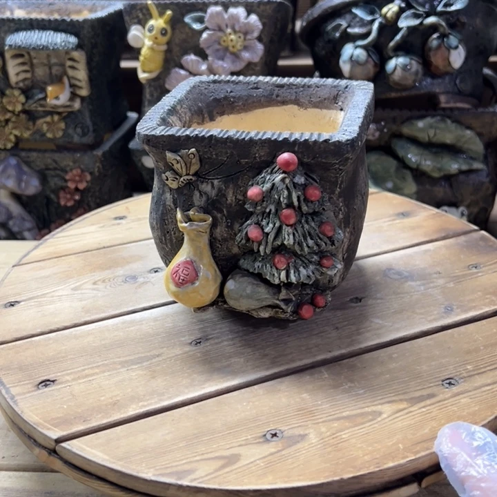 青藤多肉花盆百搭