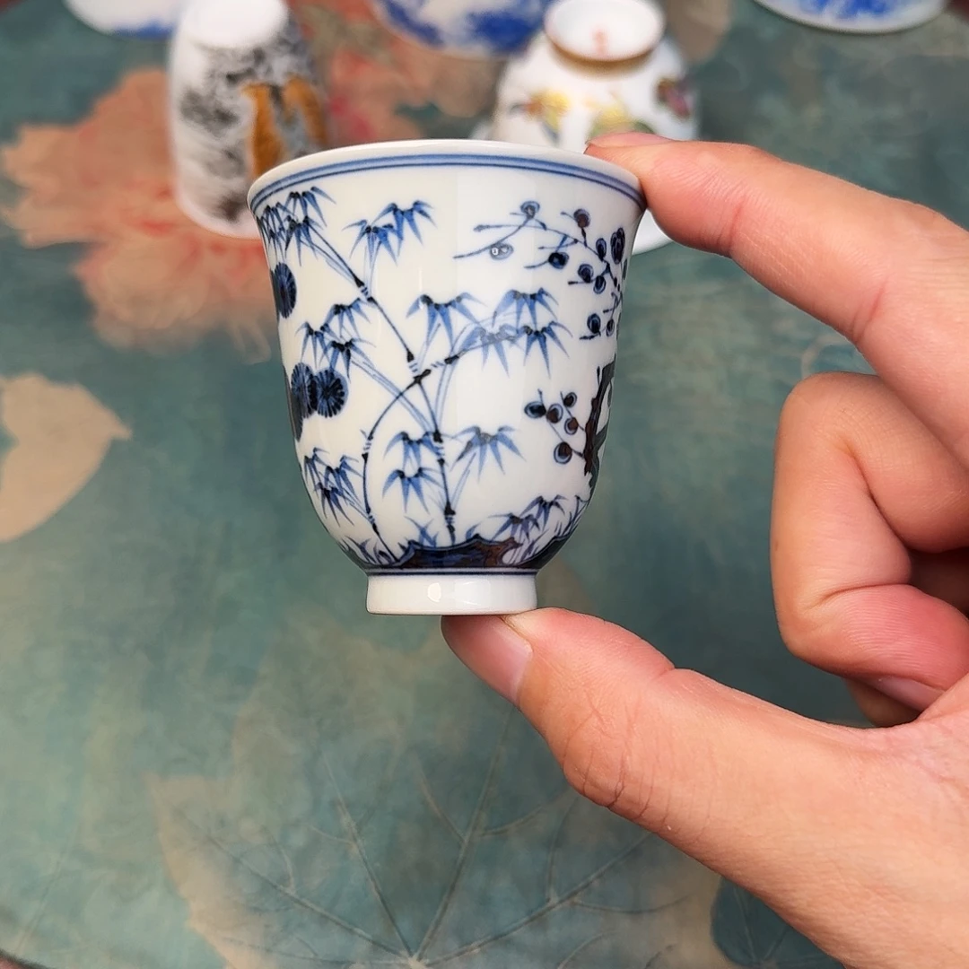 神***吧现代景德镇全手工全手绘陶瓷