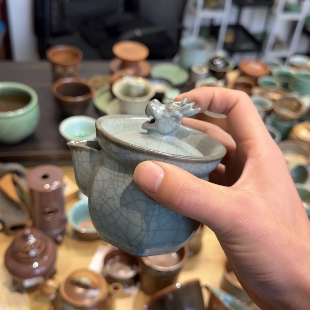 小金茶具青瓷茶器