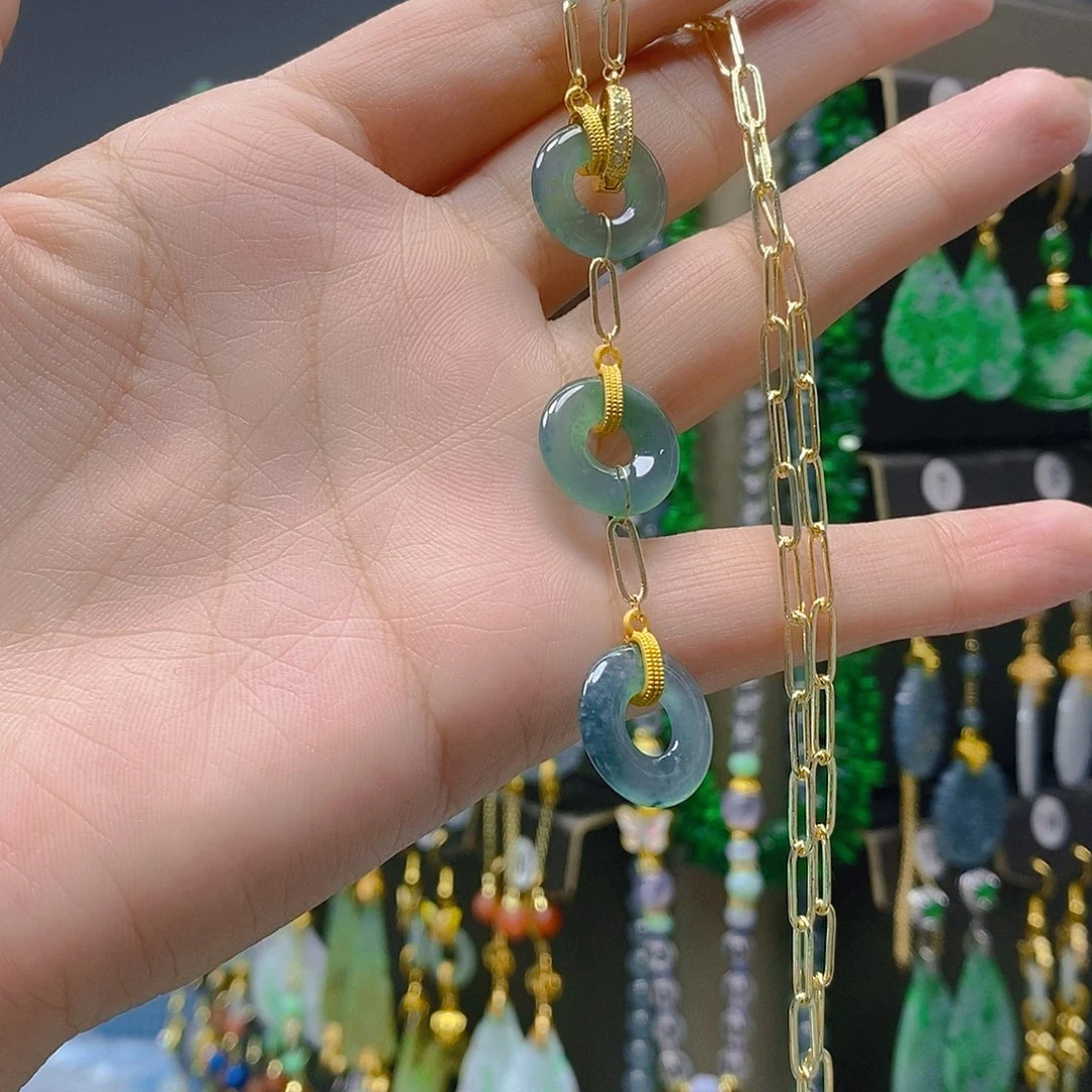 颈饰未镶嵌翡翠翡翠