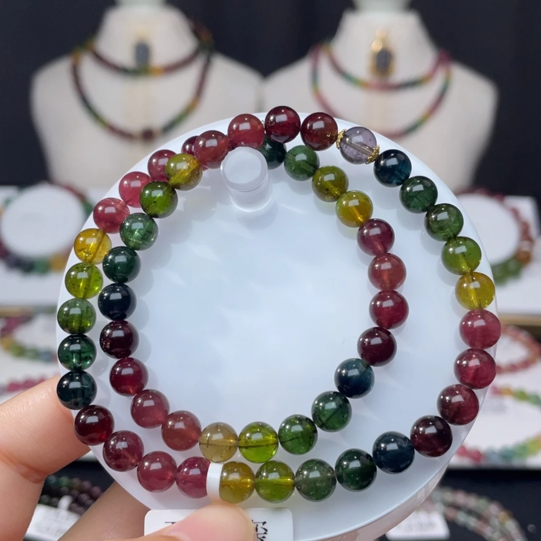 手串未镶嵌碧玺6.8mm±