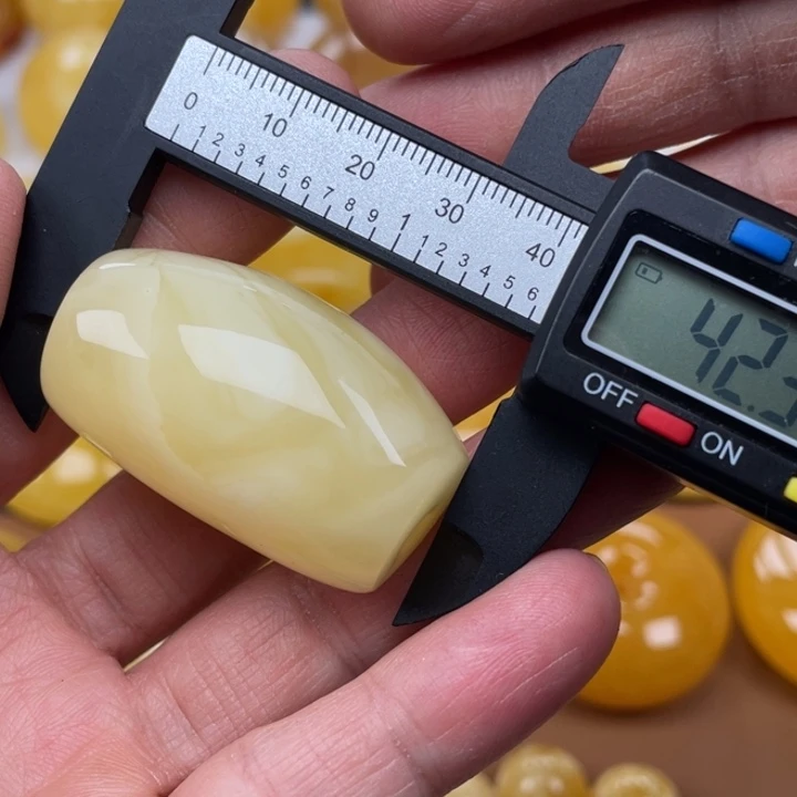 裸石蜜蜡未镶嵌蜜蜡马蹄吊坠