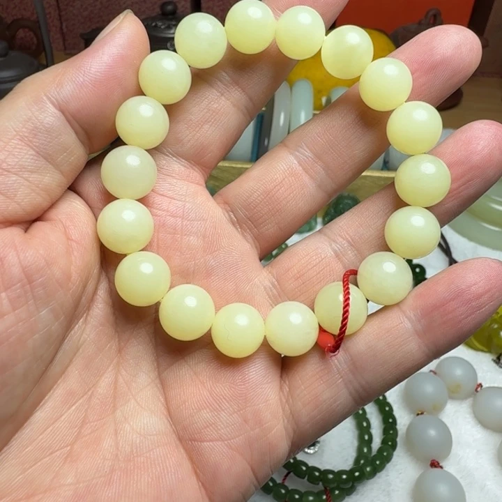 和田玉未镶嵌手串